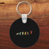 Vintage Badminton Retro Federball Evolution Schlüsselanhänger (Vorderseite)