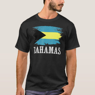 Vintage Bahamas-Flagge I-Liebe Bahamas T-Shirt