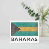 Vintage Bahamas Postkarte (Stehend Vorderseite)