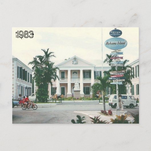 Vintage Bahamas Postkarte (Vorderseite)