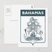 Vintage Bahamas Postkarte (Vorne/Hinten)