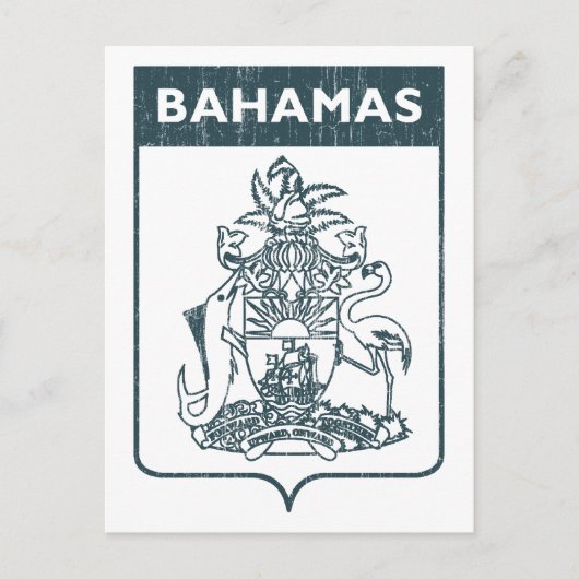 Vintage Bahamas Postkarte (Vorderseite)