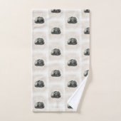 Vintage Bahn Badezimmer Handtuch Set (Handtuch)