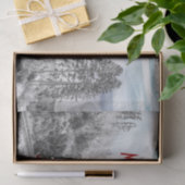 Vintage Bahn Winterweihnachtszene Seidenpapier (Geschenk)