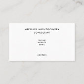 Vintage Bahn Winterweihnachtszene Visitenkarte (Rückseite)