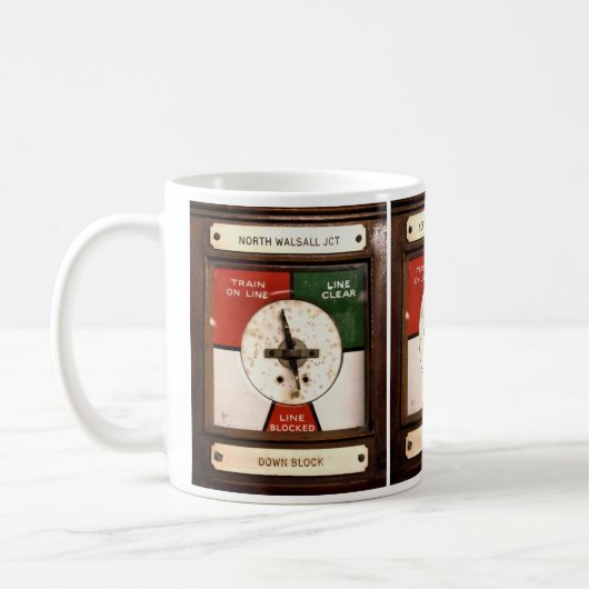 VINTAGE-BAHNHÖFE KAFFEETASSE (Links)