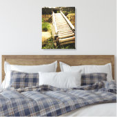 Vintage Bahnwandkunst Leinwanddruck (Insitu (Schlafzimmer))