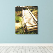 Vintage Bahnwandkunst Leinwanddruck (Insitu (Holzboden))