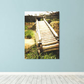 Vintage Bahnwandkunst Leinwanddruck (Insitu (Holzboden))