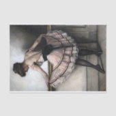 Vintage Ballerina in Pink Tutu Decoupage Seidenpapier (Vorderseite)