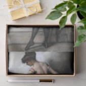 Vintage Ballerina in Pink Tutu Decoupage Seidenpapier (Geschenk)