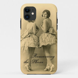 Vintage Ballerinas iPhone Hauchdünne Hülle Lustig