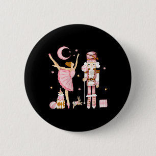 Vintage Ballettnahrung Weihnachten Weihnachten Wei Button
