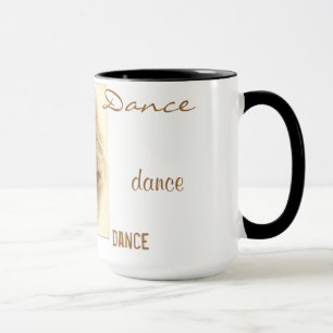Vintage Balletttänzer-Tanz-Tasse Tasse