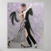 VINTAGE BALLROOM DANCER POSTER (Vorne)