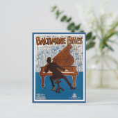 Vintage Baltimore Blues-Musikcover Postkarte (Stehend Vorderseite)