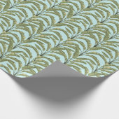 Vintage Banana-Blätter: tropisch nahtlos. Geschenkpapier (Ecke)