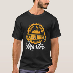 Vintage Bananenbrot Lustig Macher Bäcker Backen L T-Shirt