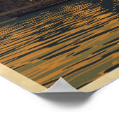 Vintage Bangkok-Reise Poster (Ecke)