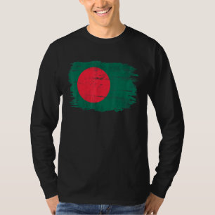 Vintage Bangladesch-Flagge für Bangladeshi T-Shirt