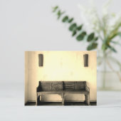 Vintage Bank Postkarte (Stehend Vorderseite)