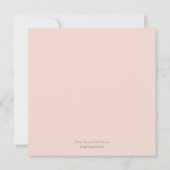 Vintage Banner Taufe/Einladung zur Feier Einladung (Rückseite)