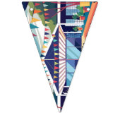 Vintage Banneraufhängung bei Feiern Wimpelkette (Dritte Fahne)