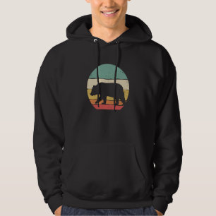 Vintage-Bär für Retro-Wildtier-Grisly-Braun B Hoodie
