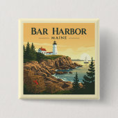 Vintage Bar Harbor Maine Button (Vorderseite)