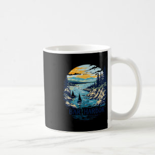 Vintage Bar Harbor Maine Sonnenuntergang Küstensta Kaffeetasse