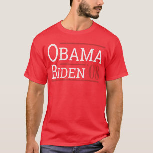 Vintage Barack Obama Joe Wahl 2008 für Demokraten T-Shirt