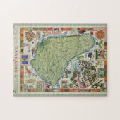 Vintage Barbados-Inselkarte Puzzle (Horizontal)