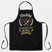 Vintage Barbecue King Daddy BBQ Schürze (Vorderseite)
