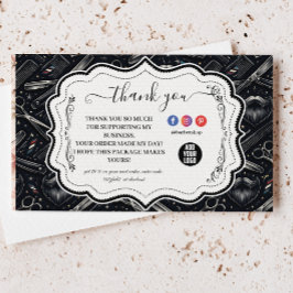 Vintage Barber Shop Tools Style Dankeskarte