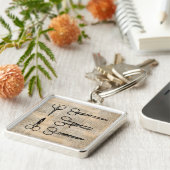 Vintage Barbers Shears Antike Schere Schlüsselanhänger (Seite)