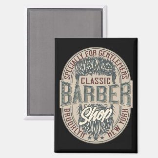 VIntage-Barbershop-Logo Magnet