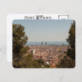 Vintage Barcelona Postkarte (Vorne/Hinten)