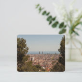 Vintage Barcelona Postkarte (Stehend Vorderseite)