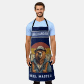 Vintage Bärenruhegaben für den Vater Fischer Schürze (Getragen)