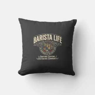 Vintage Barista Life Espresso Kaffee Liebhaber T-S Kissen