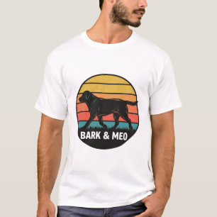 Vintage Bark And Meo Dog Sonnenuntergang-Shirt-Des T-Shirt