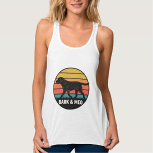 Vintage Bark And Meo Dog Sonnenuntergang-Shirt-Des Tank Top