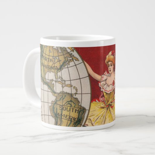 Vintage-Barnum-und-Bailey-Programmcover Jumbo-Tasse (Vorderseite Links)