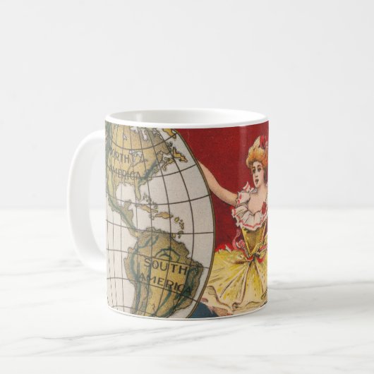 Vintage-Barnum-und-Bailey-Programmcover Kaffeetasse (Vorderseite Links)