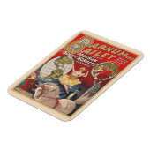 Vintage-Barnum-und-Bailey-Programmcover Magnet (Linke Seite)