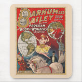 Vintage Barnum-und-Bailey-Programmcover Mousepad (Vorne)