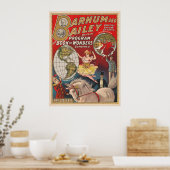 Vintage-Barnum-und-Bailey-Programmcover Poster (Küche)