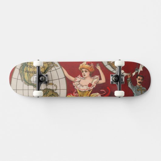 Vintage-Barnum-und-Bailey-Programmcover Skateboard (Horizontal)