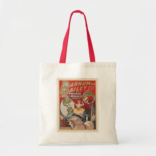 Vintage-Barnum-und-Bailey-Programmcover Tragetasche (Vorne)