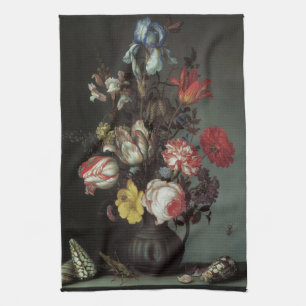 Vintage Barock-Blumen von Balthasar van der Ast Geschirrtuch